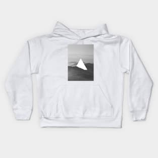 Shape with the world - Triangle: Shape is representing something that you define it for something about it Kids Hoodie